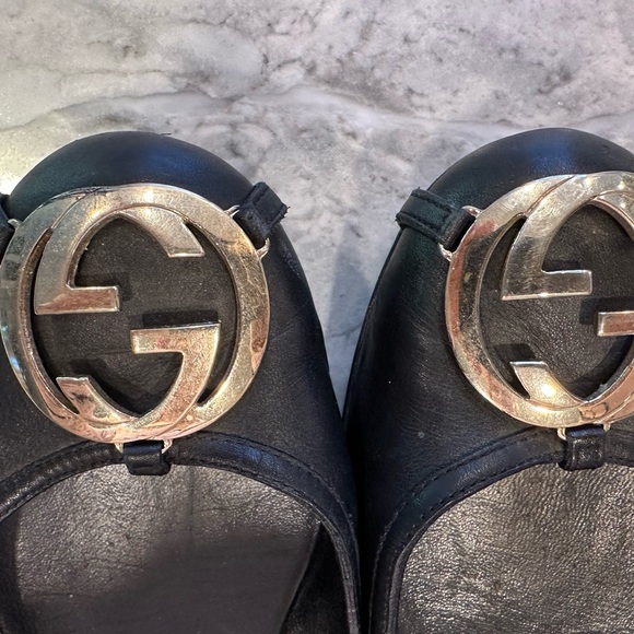 Gucci size 8 black ballet slippers - Picture 4 of 10